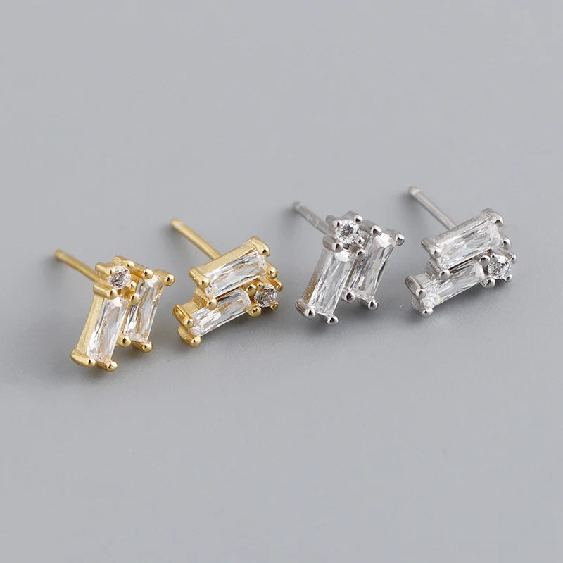 Zirconia Stud Earrings